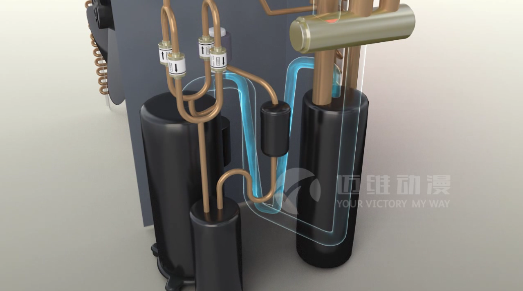 “煤改電”如火如荼，空氣能采暖系統(tǒng)原理動畫帶你領會新技術(圖3)