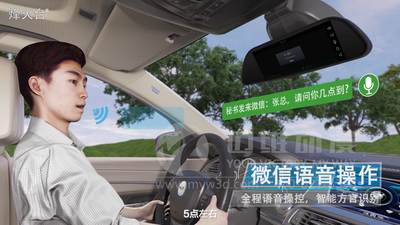 智能后視鏡產(chǎn)品演示動(dòng)畫(huà)
