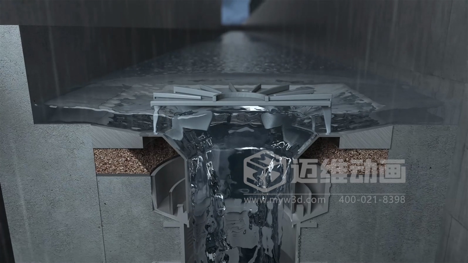 傳統(tǒng)營銷已 Out！三維動畫助力虹吸雨水管道系統(tǒng)強勢出圈，秒變吸睛爆款(圖2)