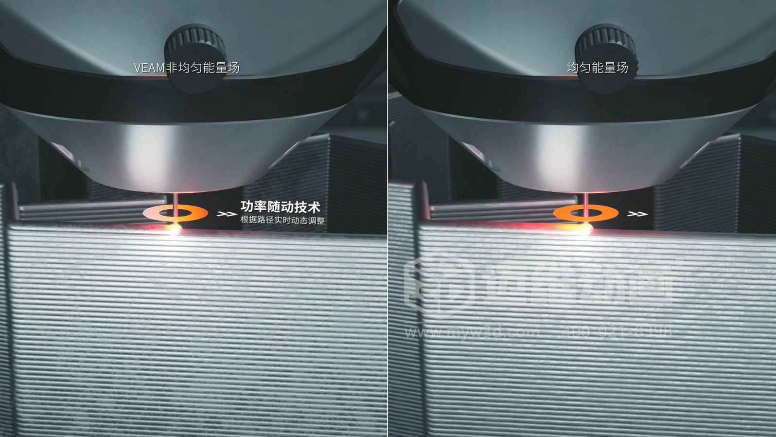 想讓客戶秒懂你的 3D 打印機(jī)？用三維動(dòng)畫(huà)展示激光送絲設(shè)備生產(chǎn)工藝，接單更輕松(圖5)
