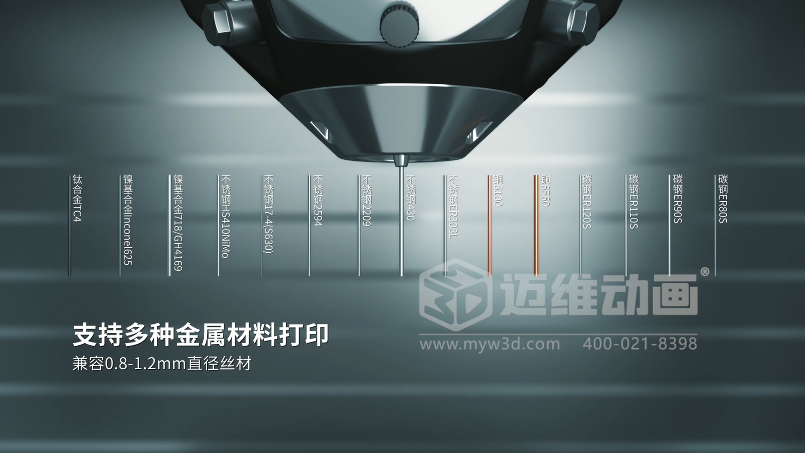 想讓客戶秒懂你的 3D 打印機(jī)？用三維動(dòng)畫(huà)展示激光送絲設(shè)備生產(chǎn)工藝，接單更輕松(圖6)